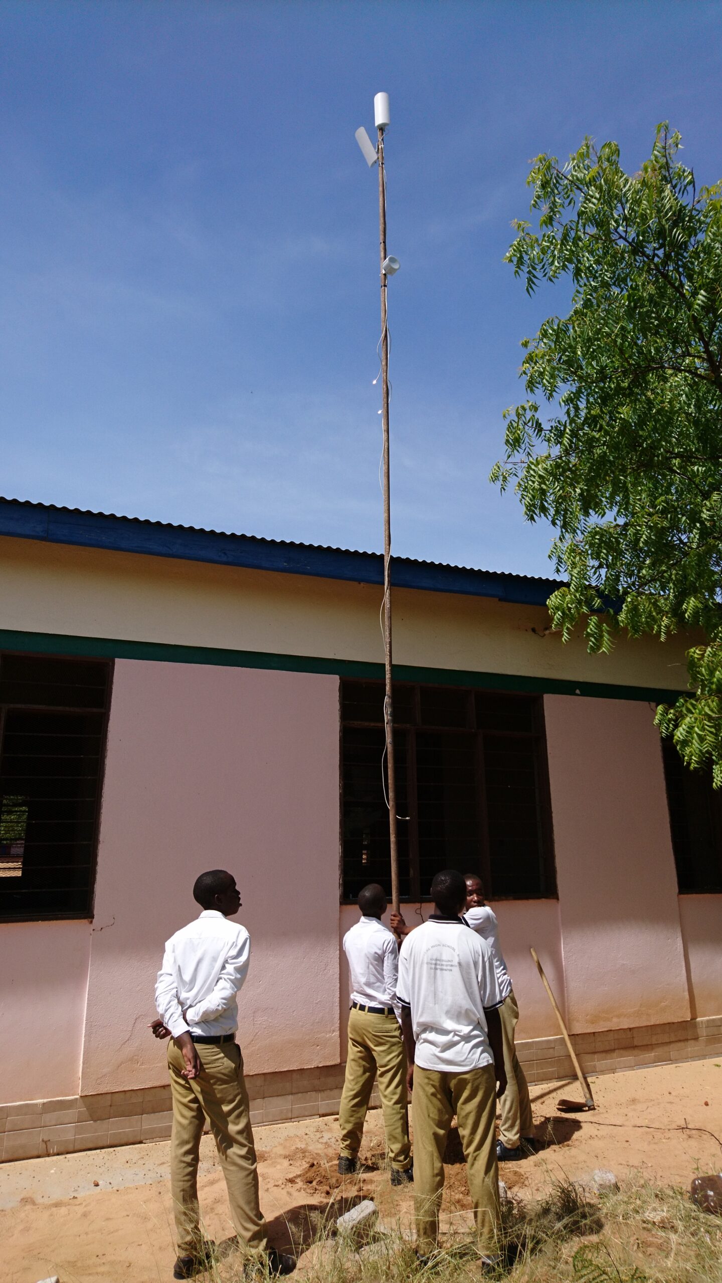 InfoSpot at the Julius Nyerere Secondary School in Migoli, Tanzania.